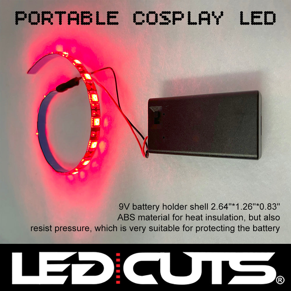 12 inch LED Strips Cosplayer lights portable string light for cosplay party costume HUBOPTIC® Portable DIY lights