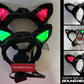 Pair of Cat ears - Duo kitty cosplayer neko Sound Reactive live streamer youtuber rave tik tok Costume HUBOPTIC® Customization duocat0001