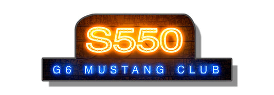 illuminated Car Club Decal - Lighted Decal Light Up Sticker 8" X 3"